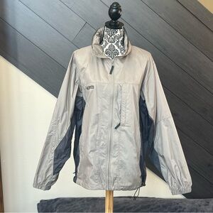 💥Columbia‎ Tan/Grey Windbreaker/Rain Jacket💥
